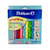 PLASTILINA PELIKAN C/10 BARRITAS DE COLORES