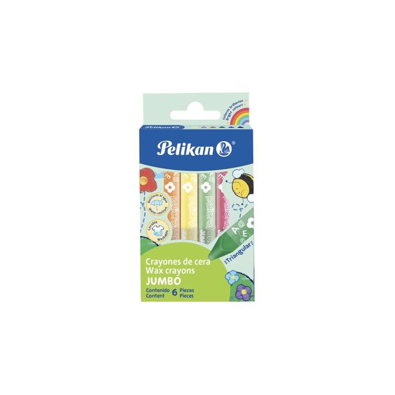 CRAYONES PELIKAN JUMBO C/12