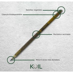 LAPIZ ECOLOGICO KUIL CON SEMILLA