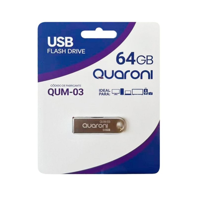 MEMORIA USB  QUARONI 64GB